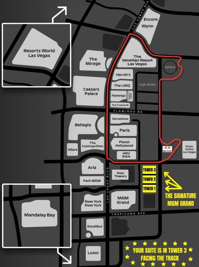 No Resort Fees-Mgm Stripview-Jacuzzi-Formula 1 Track View Las Vegas Exterior photo